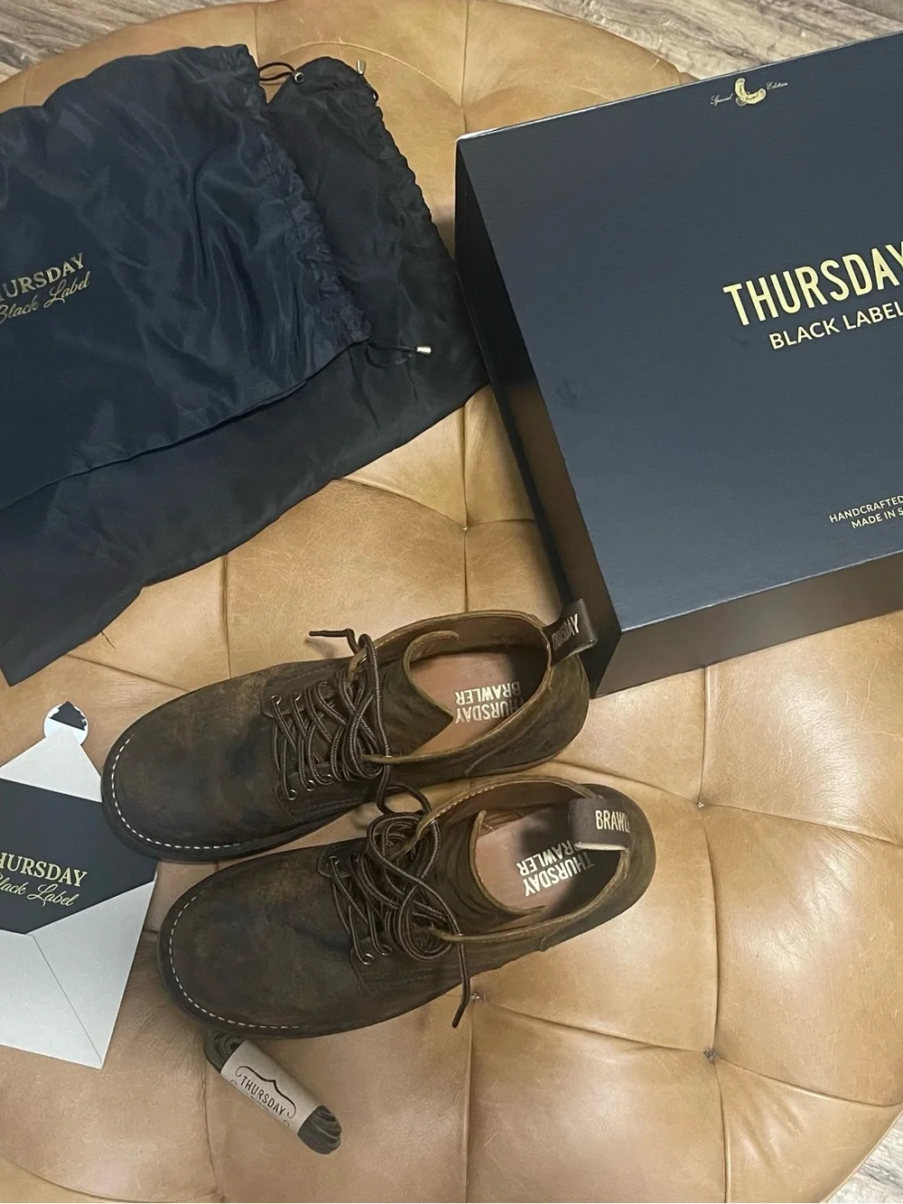 Thursday men’s Black label Brawler boot